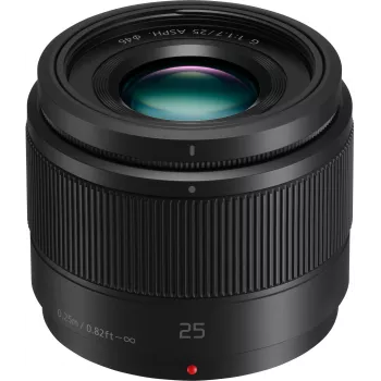 Panasonic H-H025ME-K Lumix G 25mm f/1.7 ASPH objektiivi - musta