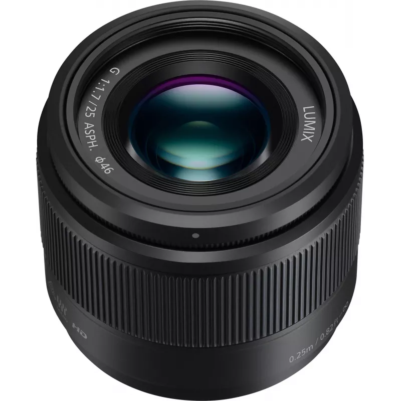 Panasonic H-H025ME-K Lumix G 25mm f/1.7 ASPH objektiivi - musta