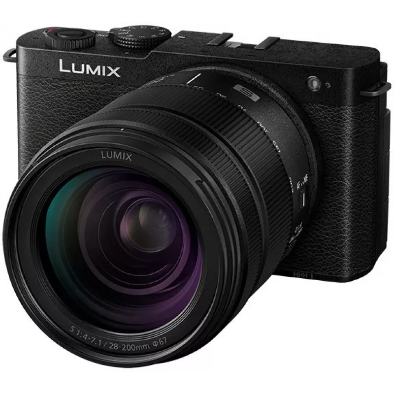 Panasonic Lumix DC-S9 kamera ja objektiivisarja 28-200mm, syvänmusta (DC-S9HE-K)