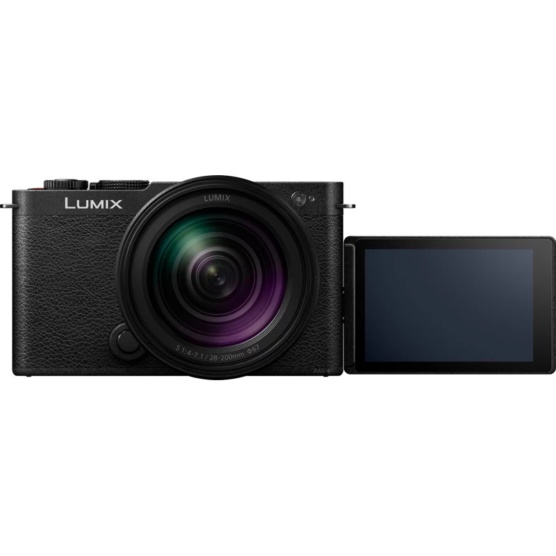 Panasonic Lumix DC-S9 kamera ja objektiivisarja 28-200mm, syvänmusta (DC-S9HE-K)