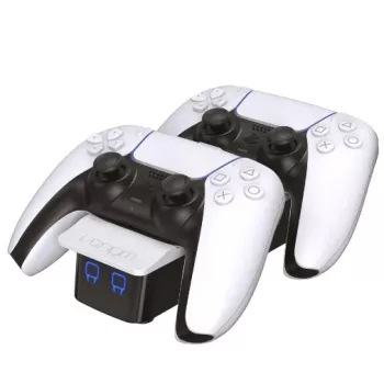 Venom Twin Docking Station - latausasema - 3 lähtöliitäntää (2 x Dock Connector, USB)