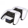 Venom Twin Docking Station - latausasema - 3 lähtöliitäntää (2 x Dock Connector, USB)