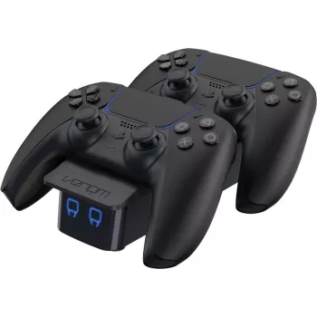 Venom Twin Docking Station PS5 DualSense-ohjaimille - musta