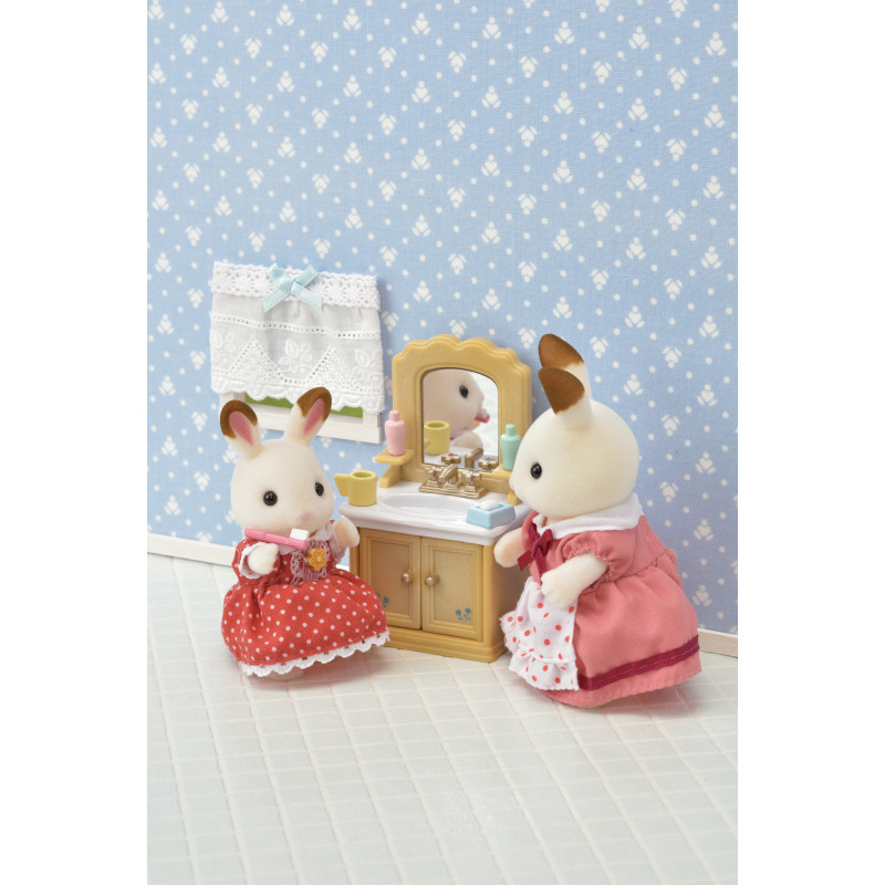 Sylvanian Families maalaistyyli kylpyhuone kalustoleikkisarja