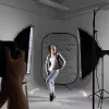 Manfrotto Urban taitettava tausta 1,5 x 2,1 m, klassinen punainen / valkoinen kulunut tiiliseinäilme (LL LB5706)