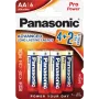 Panasonic Alkaline Power AA-paristot LR6PPG/6BP 4+2 ilmaispakkaus (6 kpl)