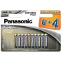 Panasonic Everyday Power AAA alkaliparistot LR03 10 kpl:n pakkaus blister (6+4 bonus)