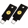 YubiKey 5C NFC suojausavain (musta/kulta, 2 kpl:n pakkaus)