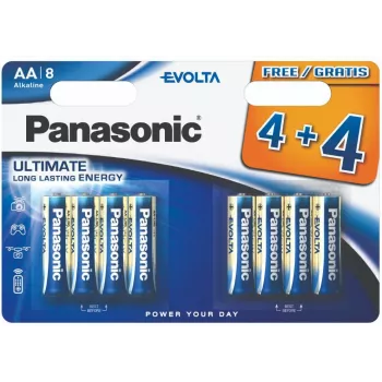 Panasonic Evolta LR6 paristot, 4+4 kpl (LR6EGE/8BW 4+4F)