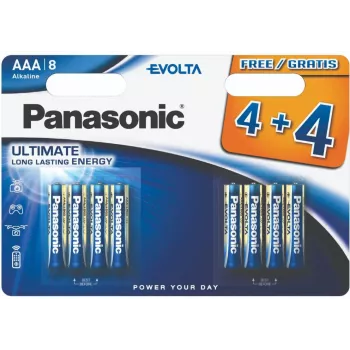 Panasonic Evolta -paristo LR03EGE/8B (4+4 kpl) (LR03EGE/8BW 4+4F)