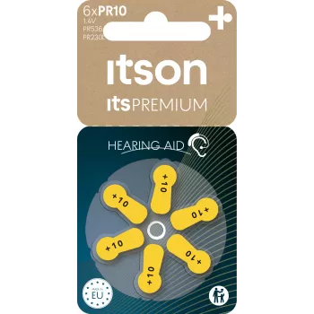itson itsPREMIUM sinkki-ilma-kuulokojeparisto PR10IT/6RM (PR230(10)IT/6RM)