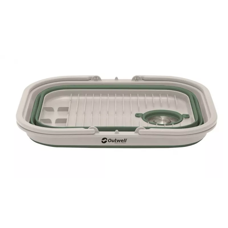 Outwell 651131 taitettava retkeilysäiliö 10L hanalla - sininen/harmaa