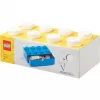 LEGO Brick 8 työpöytälaatikko valkoinen säilytyslaatikko 8 nupilla