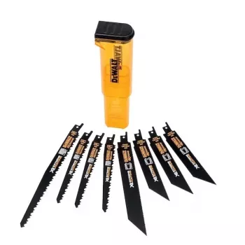 DEWALT Xtreme Runtime 8-osainen puukkosahanteräsarja