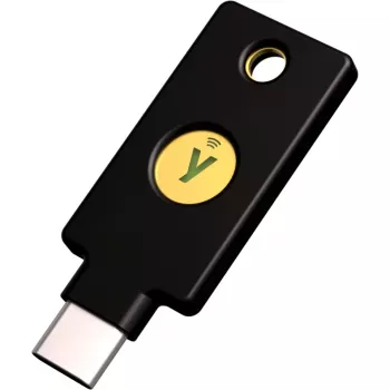 YubiKey 5C NFC suojausavain - musta/kulta