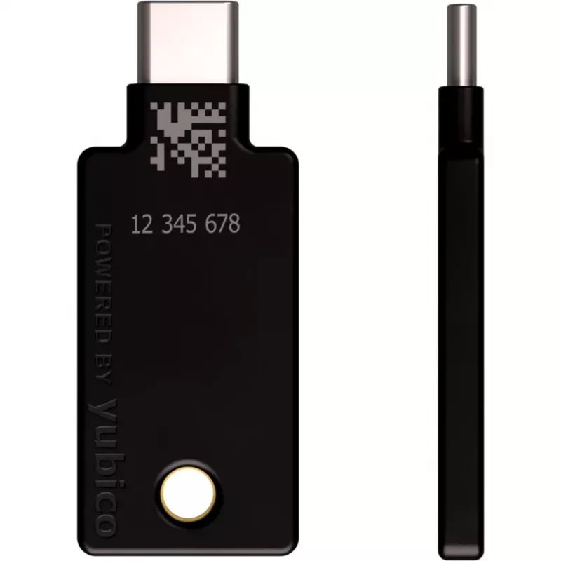 YubiKey 5C NFC suojausavain - musta/kulta