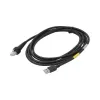 Honeywell CBL-500-300-S00-07 USB-virtakaapeli, 3m, musta, Type-A-Type-B, 5V