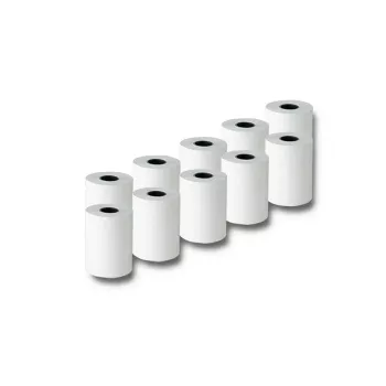 Qoltec kuitupaperirulla 57 x 15 | 55 g/m² | 10 kpl | BPA-vapaa