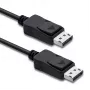 Qoltec DisplayPort v1.1 uros-uros 4K-kaapeli 5 m musta