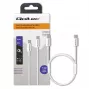 QOLTEC 52360 USB 2.0 Type-C -kaapeli 1,8 m musta