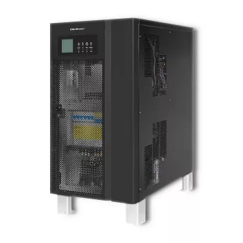 Qoltec 53948 3-vaiheinen online-kaksoismuunnos-UPS 10kVA 8kW LCD-näytöllä