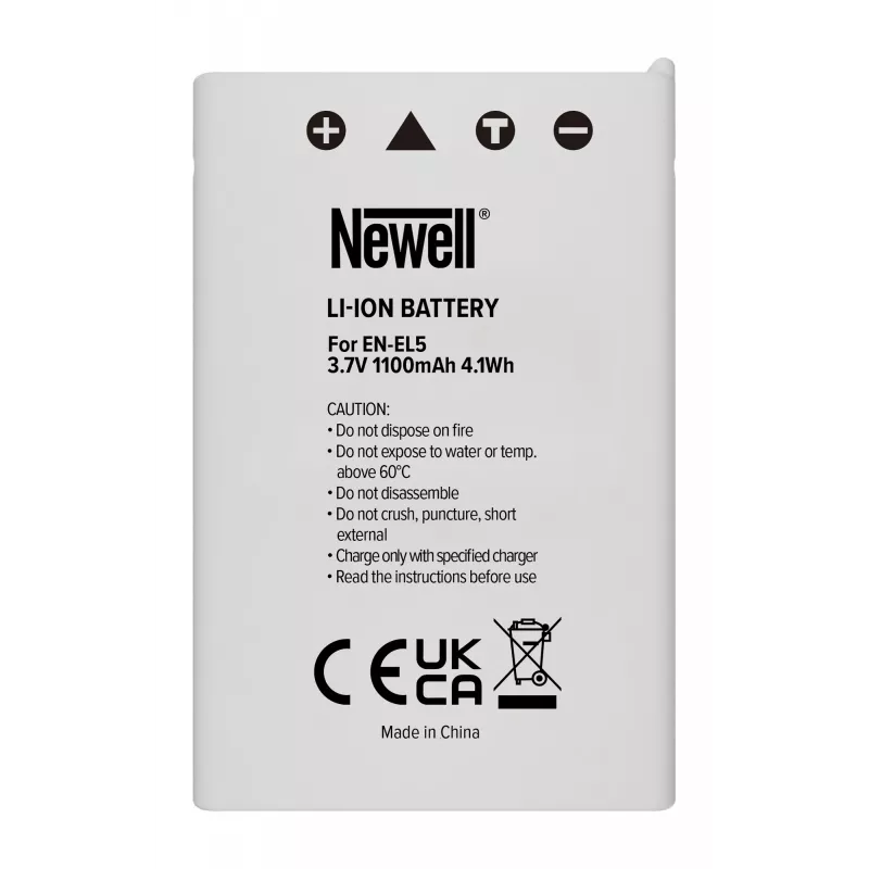 Newell vara-akku Nikon EN-EL5 (Li-Ion, 3,7V, 1100mAh)