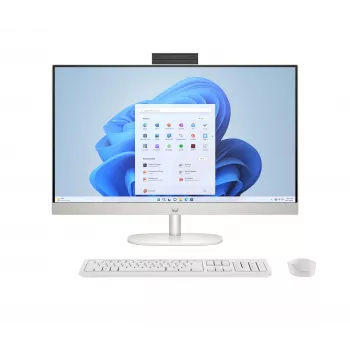 HP All-in-One 27-cr1002nq 27 tuuman QHD kosketus All-in-One PC - Intel Core Ultra 7 155U, 16GB DDR5, 512GB SSD, Windows 11 Home, keraaminen valkoinen