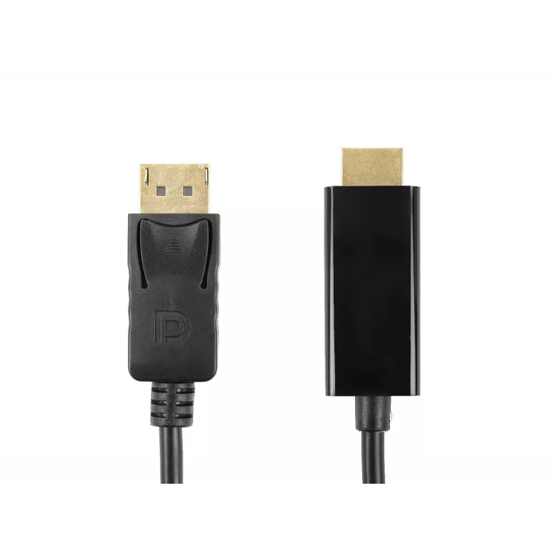 Accura DisplayPort-HDMI-kaapeli 3,0 m 4K@60Hz 18Gbps HDCP 2.2 kullattu musta