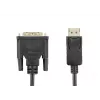 Accura DisplayPort-DVI-D-sovitinkaapeli 1,8 m musta