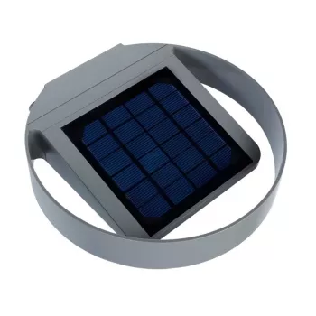 GreenBlue GB130 LED 3W aurinko-pyöreä seinävalaisin - musta, IP65, PIR-liiketunnistin, 300lm