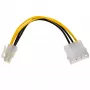 AKYGA AK-CA-12 Molex-P4-adapterikaapeli 15 cm