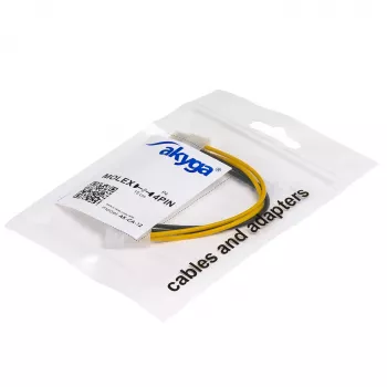 AKYGA AK-CA-12 Molex-P4-adapterikaapeli 15 cm