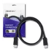Qoltec DisplayPort 1.1-kaapeli, uros-uros, 4K, 2 m, musta