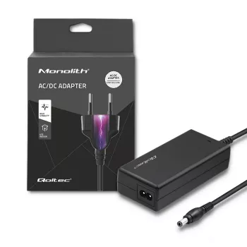 Qoltec 27W pöytävirtalähde 12V 2.25A 6.0x3.0mm DC-pistokkeella ja virtajohdolla