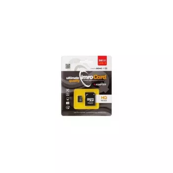 IMRO microSDHC 32GB UHS-I U3 V30 muistikortti SD-sovittimella