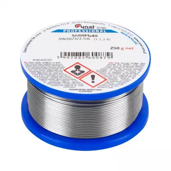 CYNEL TINNALANKA 2,0 mm 250 g Sn60Pb40 lyijypitoinen juotostina