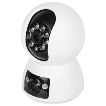 NO NAME Dbl. sisä-PTZ-IP-kamera APTI-W21A1-TUYA Dual-Lens 6MP Wi-Fi automaattinen seuranta kaksisuuntainen ääni