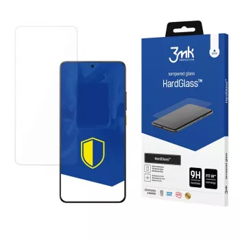 3mk HardGlass näytönsuojalasi karkaistua lasia POCO X7 Pro - 9H, 0,3 mm, 2,5D, oleofobinen, kuplaton