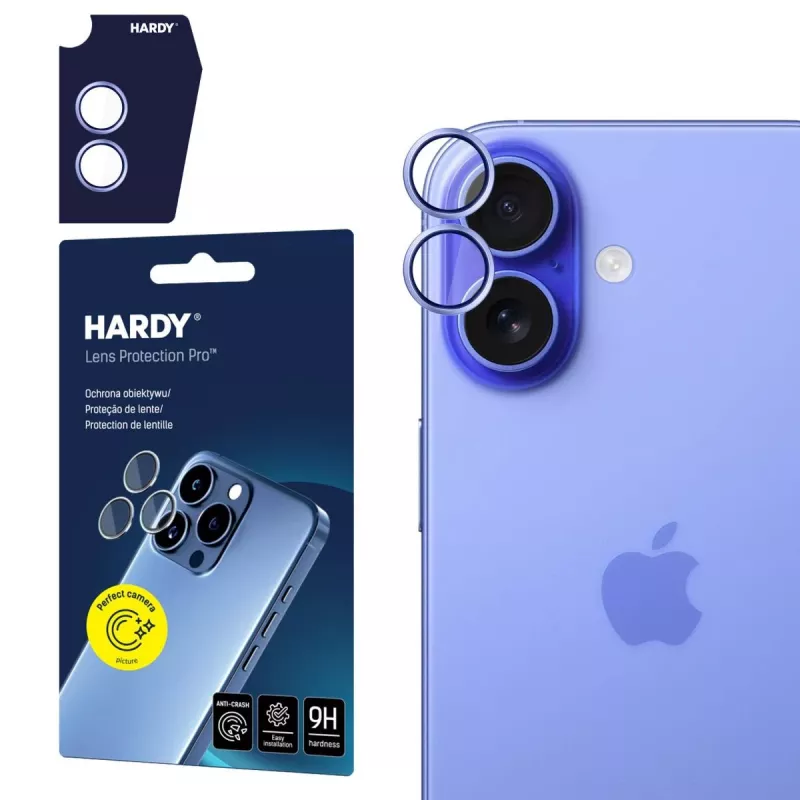 3MK HARDYLens Protection Pro kameran linssinsuoja Apple iPhone 17:lle - sininen