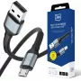 3mk Hyper Cable N-SERIES USB-A - Micro 3 m QC 3.0 5V/2A 10W musta