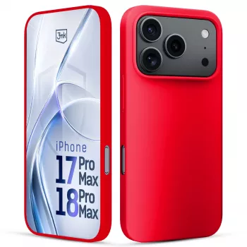 3mk Hardy Mellow -kotelo Apple iPhone 17 Pro Max / 18 Pro Max punainen