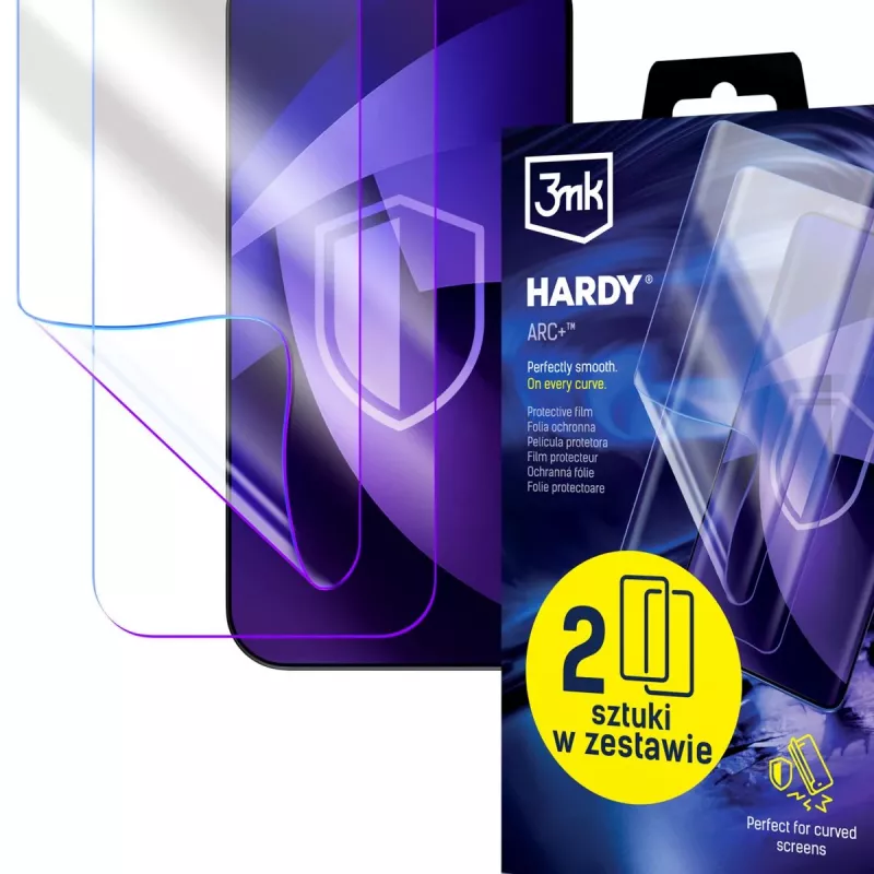 3mk Hardy ARC+ näytönsuojakalvo POCO X8 Pro (2 kpl:n pakkaus)