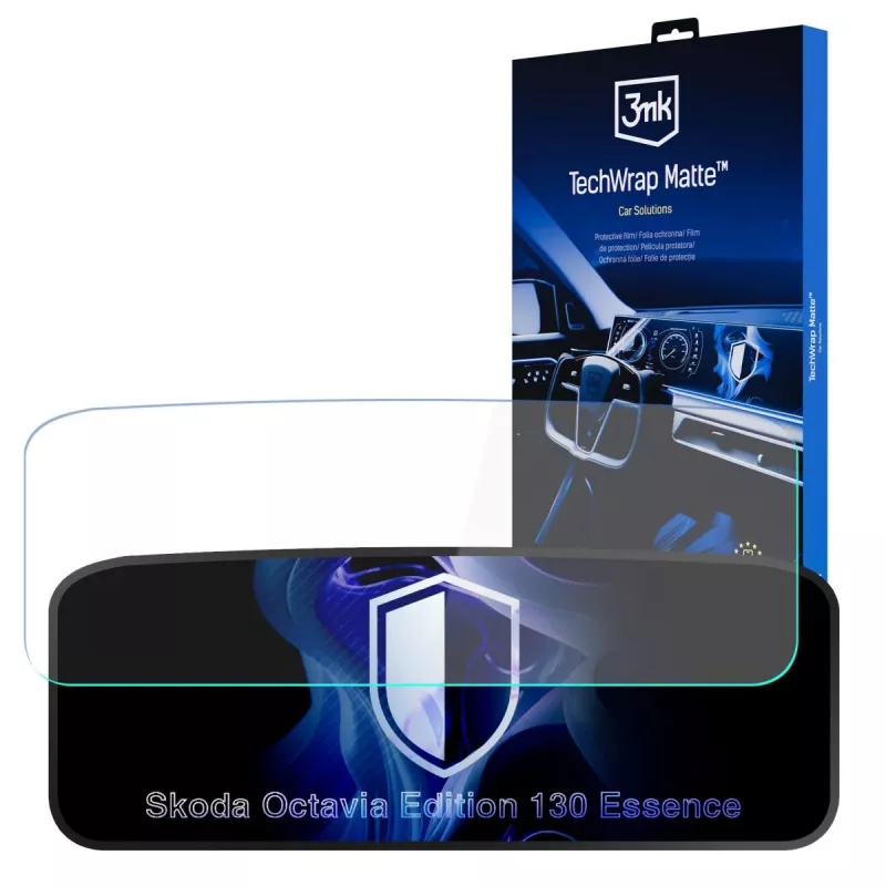 3mk TechWrap Matte Mittariston näytönsuoja laitteelle Skoda Octavia Edition 130 Essence (2024-2025)