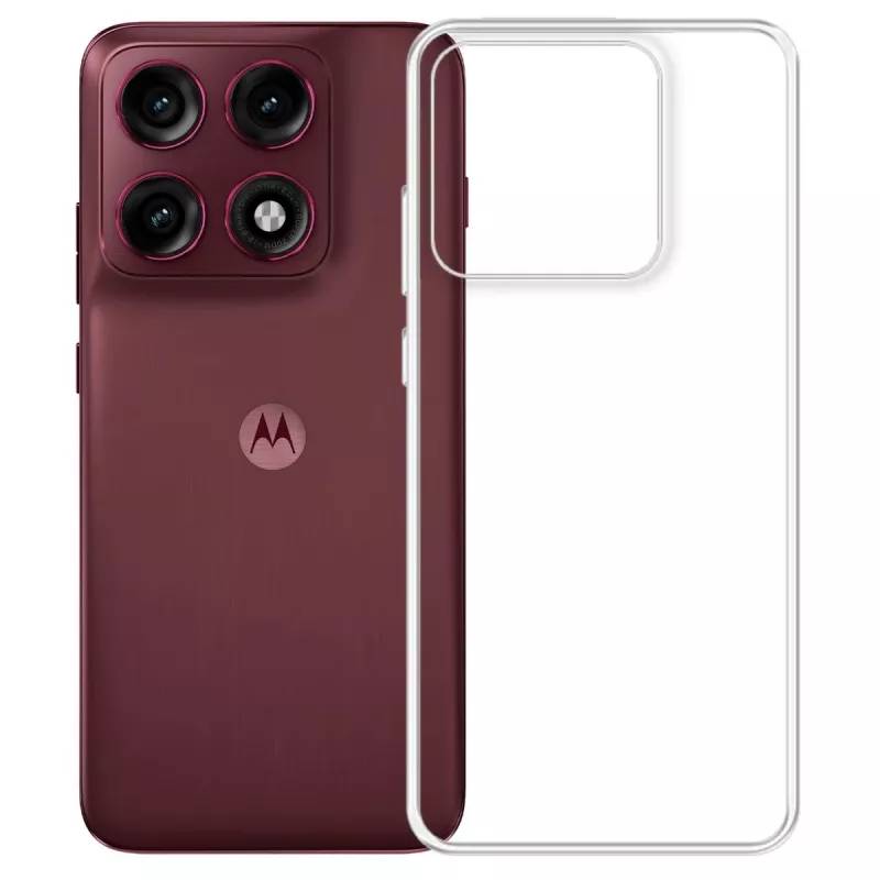 3mk Hardy Vision kuori Motorola Edge 70 Pro - läpinäkyvä