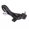 Akyga AK-PC-02A kulmikas virtajohto, CEE 7/7 - IEC C13 90°, 1,5 m, musta
