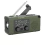 Kruger&Matz KM0836 Aurinkokäyttöinen hätäradio SOS-toiminnolla, 5000 mAh:n varavirtalähde, taskulamppu ja dynamo