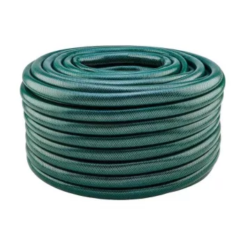 Verto Economic 50 m puutarhaletku, 3/4 tuuman, 3-kerroksinen PVC, UV- ja levänkestävä, vihreä