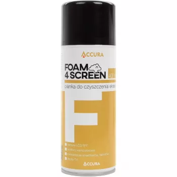Accura Screen Foam Cleaner 400ml – antistaattinen, raidaton aerosolisuihke kaikille näyttötyypeille