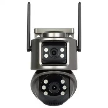 INNE ICSEE-W62SD-2 ulko-PTZ-IP-kamera kahdella 3MP objektiivilla, Full-Color-yönäkö, Wi-Fi, kaksisuuntainen ääni, IP66