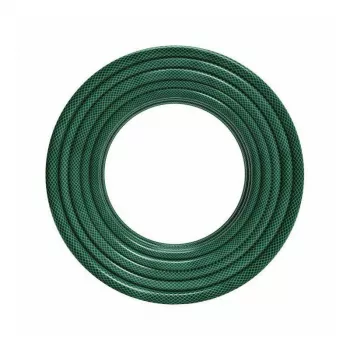 AWTOOLS AW70424 1/2 tuuman 25m 3-kerroksinen vahvistettu PVC-puutarhaletku, 8 bar, UV- ja levänkestävä, vihreä